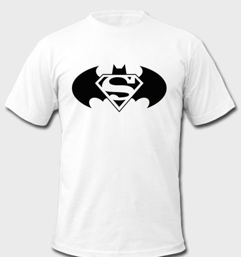 superman tshirt white