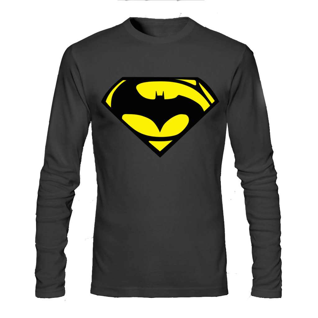batman vs superman black full sleeve tshirt