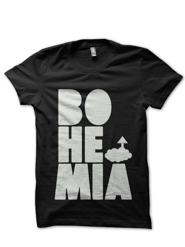bohemia black t-shirt