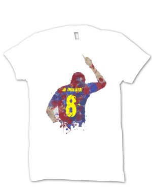 Andrés Iniesta T-Shirt And Merchandise